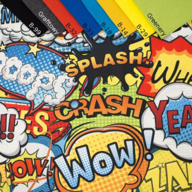 COMIC BOOK - Waterproof woven fabric