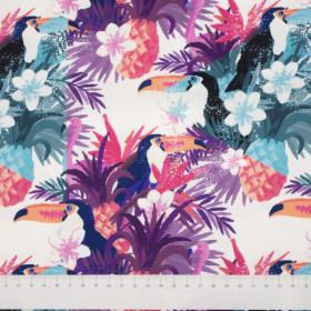 100cm TOUCANS - Waterproof woven fabric