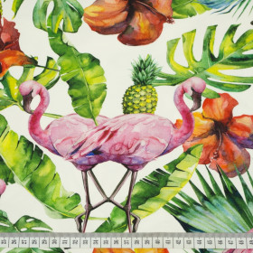 140cm TROPICAL NATURE - Viscose jersey WE210