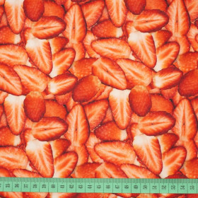 STRAWBERRIES - quick-drying woven fabric