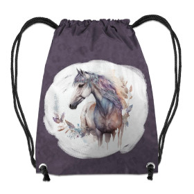 GYM BAG - WATERCOLOR HORSE - sewing set