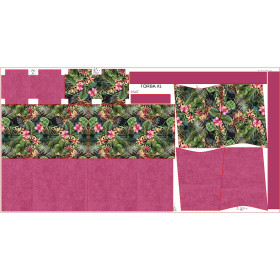 XL bag with in-bag pouch 2 in 1 - WILD JUNGLE wz.2 - sewing set