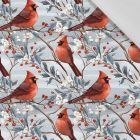 WINTER FLOWERS WZ.15 - Cotton woven fabric