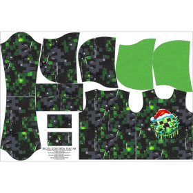 KID'S HOODIE (ALEX) - WINTER PIXEL WZ.2 - sewing set