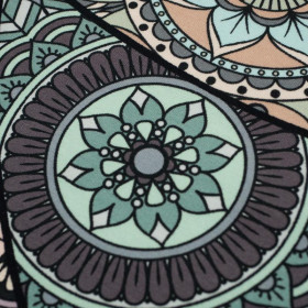 STAINED GLASS / aqua - looped knit SP250