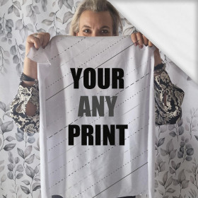 PANEL (75cm x 80cm) - WITH CUSTOM PRINT - single jersey with elastane ITY