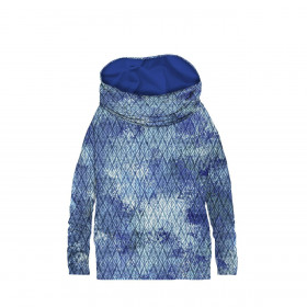 SNOOD SWEATSHIRT (FURIA) - WINTER BRAID (WINTER IS COMING) - looped knit fabric 