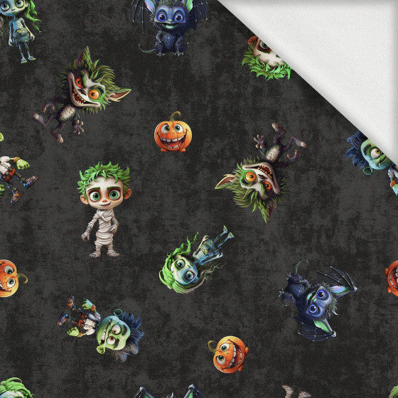 Cute Halloween wz. 7 - looped knit fabric with elastane ITY