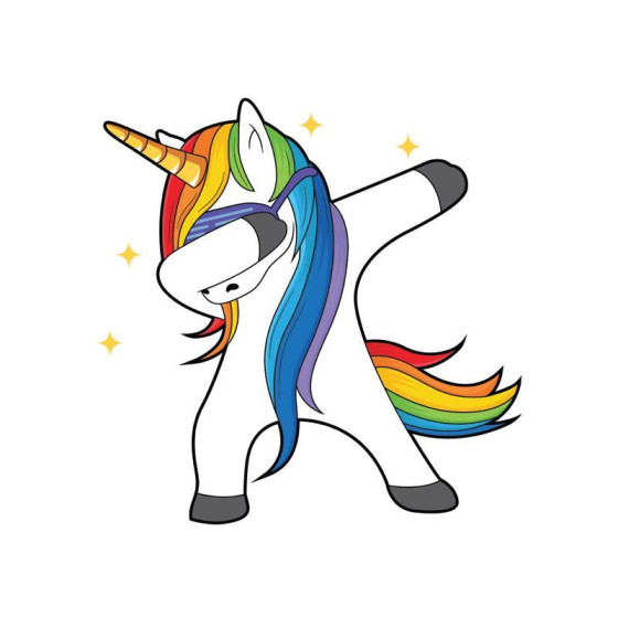 DABBING UNICORN - panel