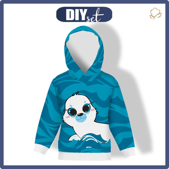 KID'S HOODIE (ALEX) - SEAL RENIA  - sewing set