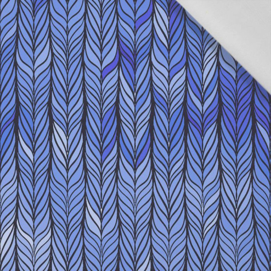 BRAID / classic blue - Cotton woven fabric
