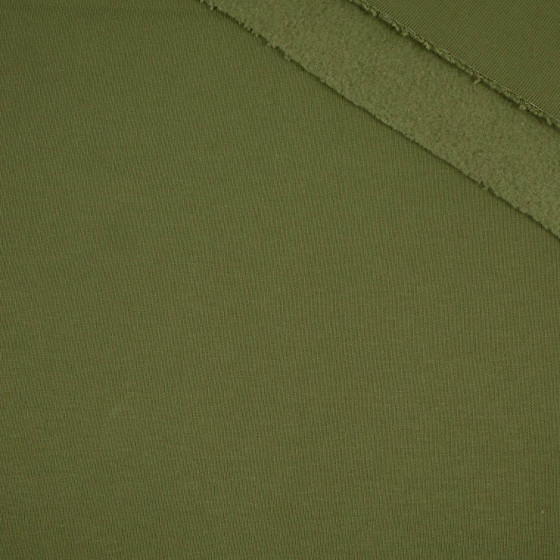 D-13 OLIVE GREEN - thick brushed sweatshirt D300