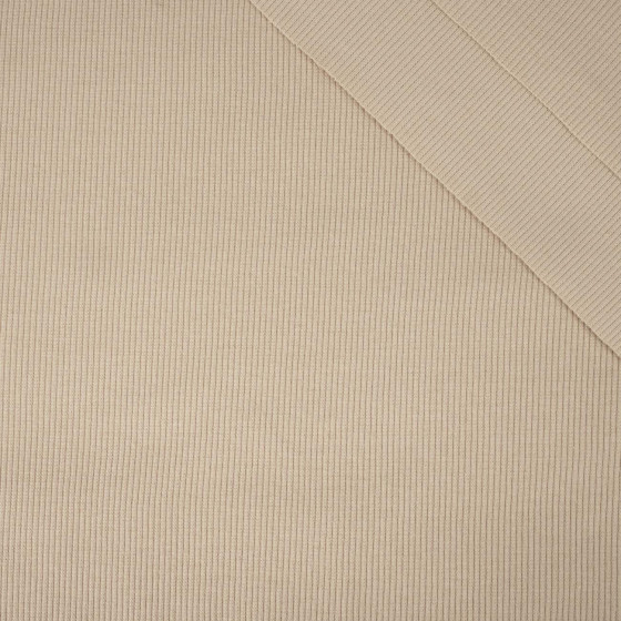 D-115 BEIGE - Ribbed knit fabric