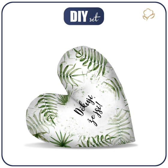 DECORATIVE PILLOW HEART - Děkuji, že jsi! 