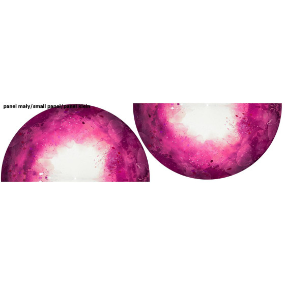 SPECKS (fuchsia) - circle skirt panel 