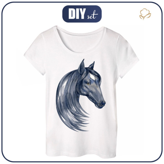 PAJAMAS-T-SHIRT "LINDA" -  HORSE pat. 1 - sewing set