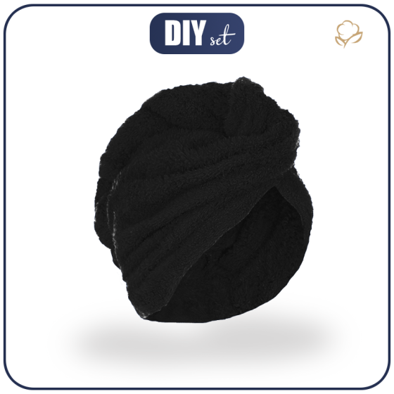 HAIR TURBAN - BLACK
