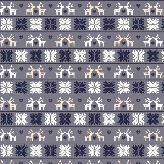 REINDEERS / sweater (WINTER TIME) / grey