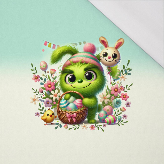 FUNNY EASTER WZ. 2 - panel (75cm x 80cm) SINGLE JERSEY PANEL