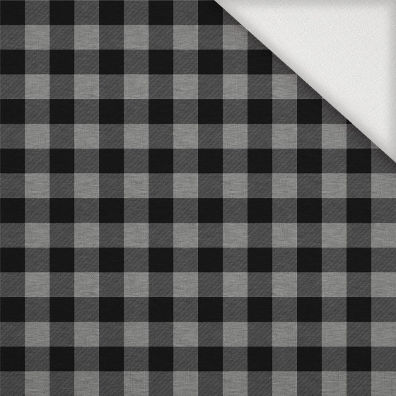 CHECK VICHY - MELANGE LIGHT GRAY - Woven Fabric for tablecloths