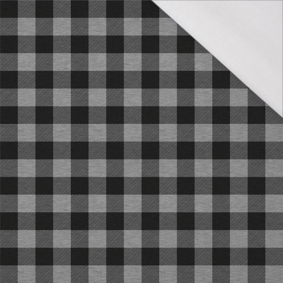 CHECK VICHY - MELANGE LIGHT GRAY - Nylon fabric PUMI