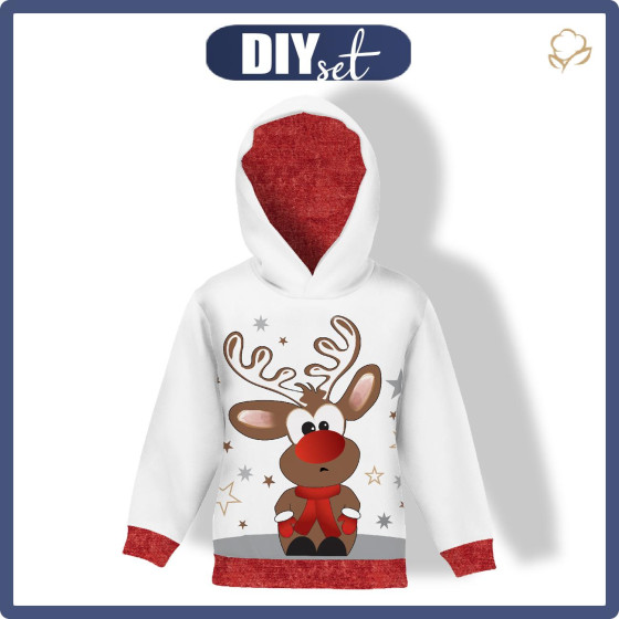 KID'S HOODIE (ALEX) - REINDEER ROBBIE - sewing set