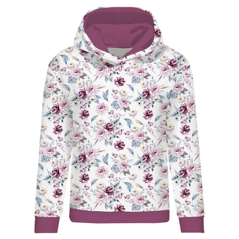 CLASSIC DAMEN HOODIE (POLA) - AQUARELL-STRAUß Ms. 2  - Sommersweat