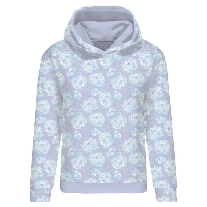 CLASSIC DAMEN HOODIE (POLA) - EISBLUMEN (VERZAUBERTER WINTER) - Sommersweat 