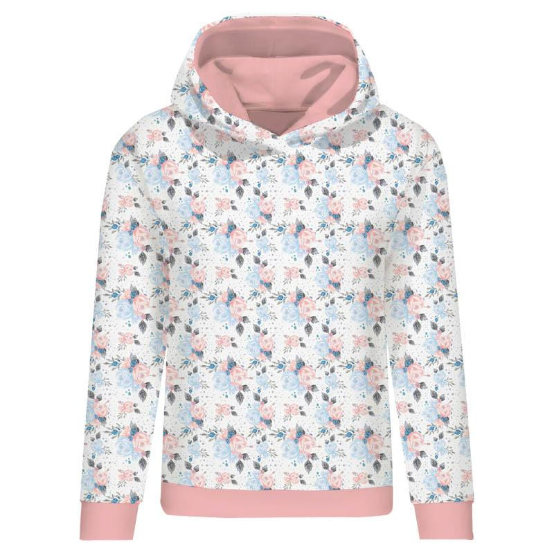 CLASSIC DAMEN HOODIE (POLA) - EISBLUMEN (VERZAUBERTER WINTER) - Sommersweat 