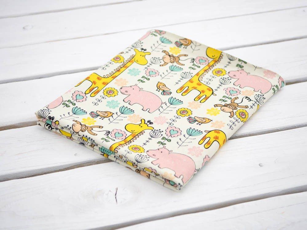 BUNTES SAFARI - bio single jerset mit Elastan TE210 Sommersweat