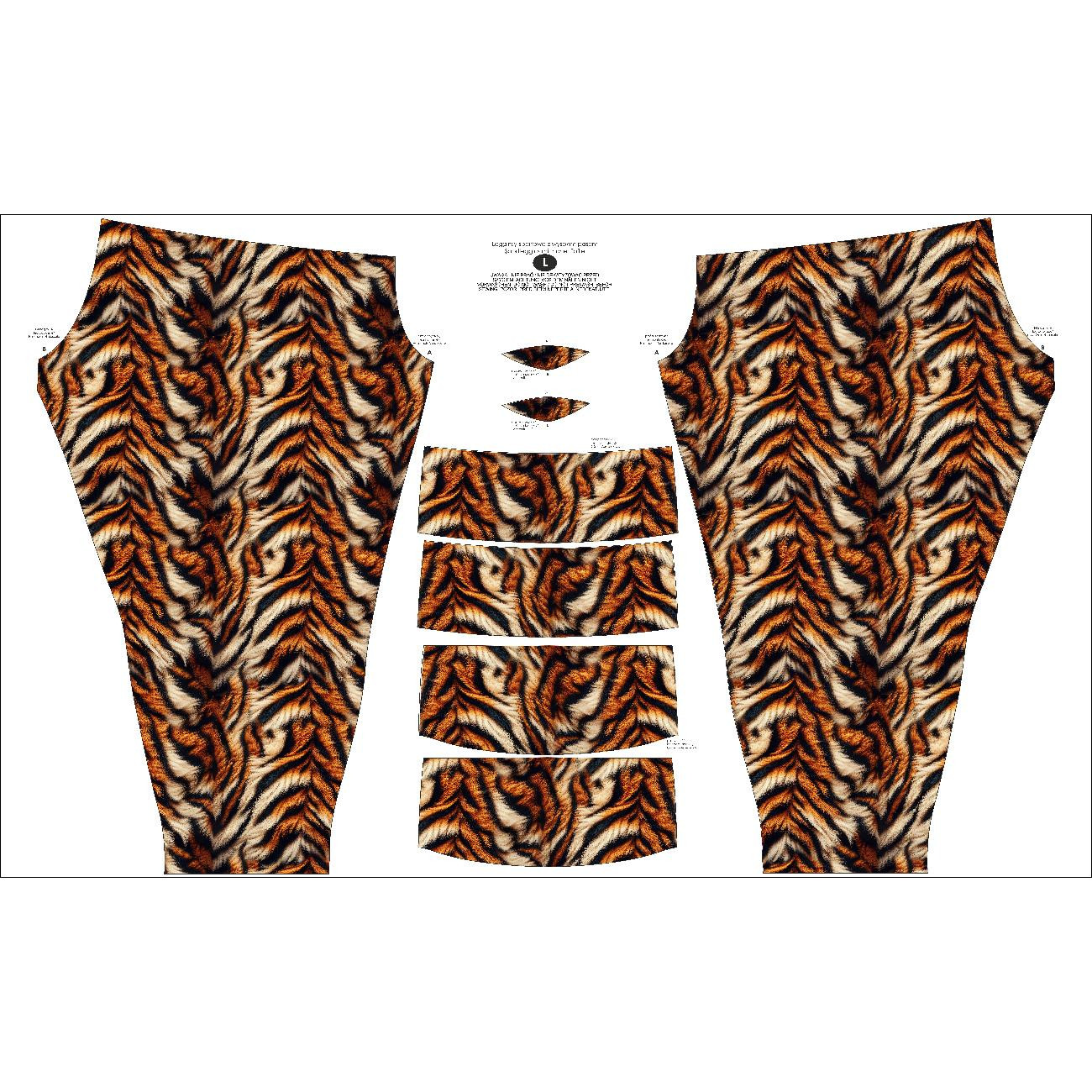 SPORTLEGGINGS - ANIMAL SKIN ms.3 - Nähset