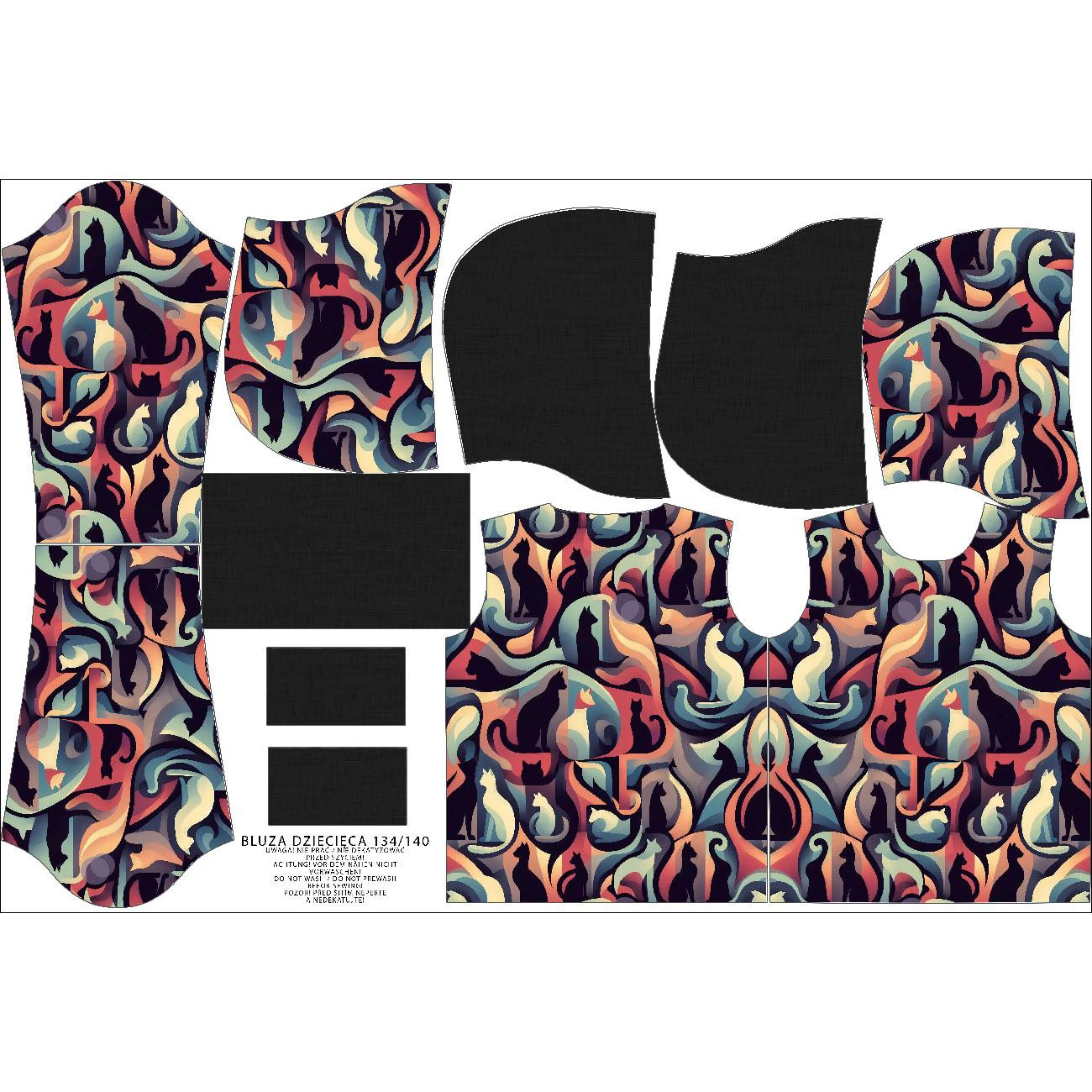 KINDER HOODIE (ALEX) - ANIMALS MS.13 - Nähset
