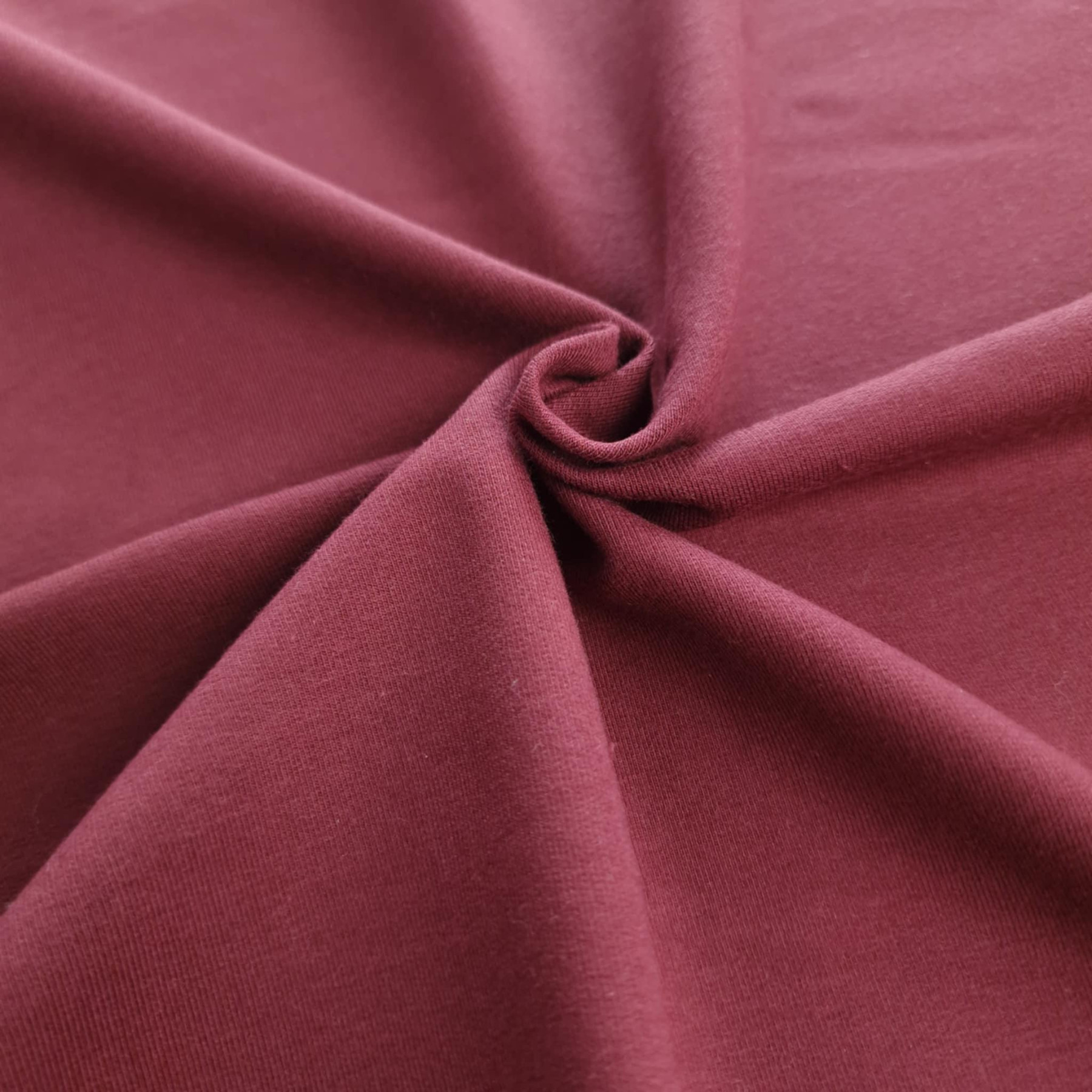 Premium-Sommersweat - AUBERGINE 