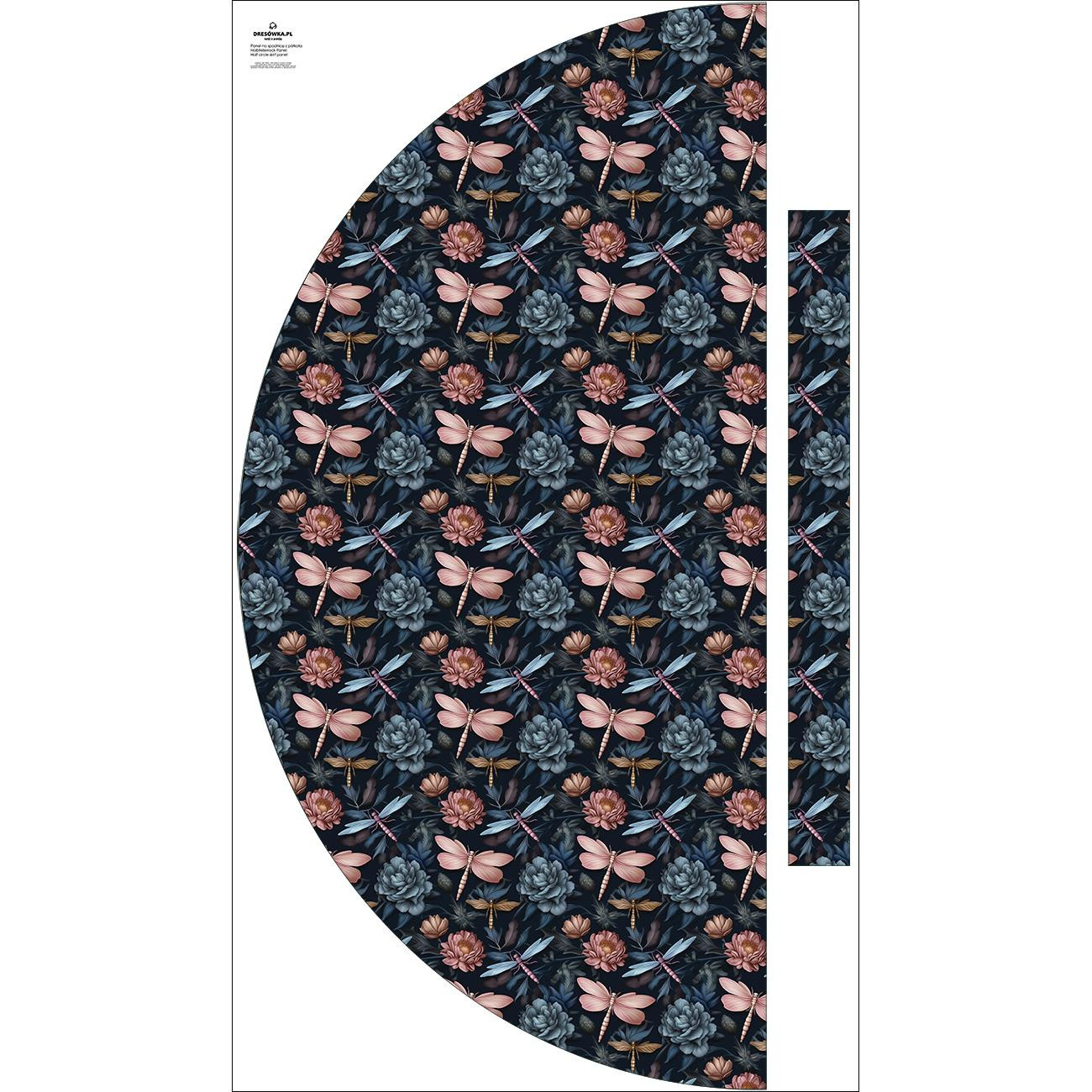 Maxirock Panel/  Butterfly & flowers wz.3