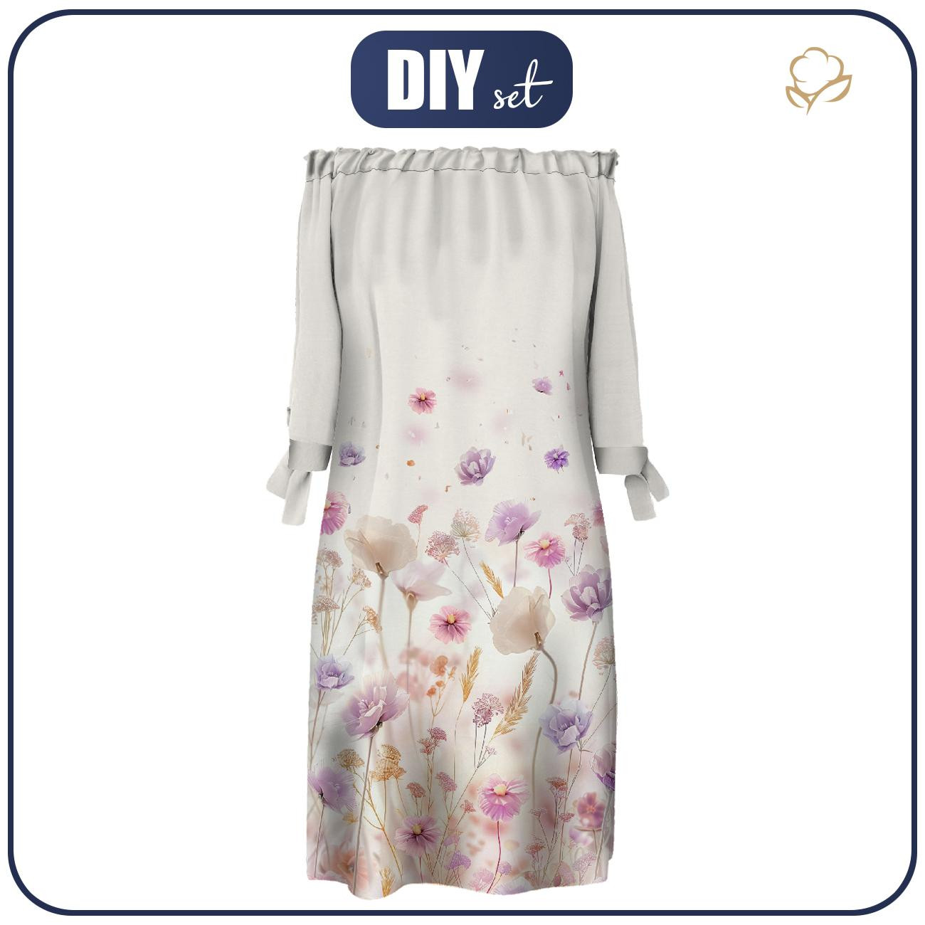 KLEID "CARMEN" - FLOWERS wz.10 - Nähset 