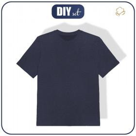 KINDER T-SHIRT (92/98) - JEANS - Single Jersey 