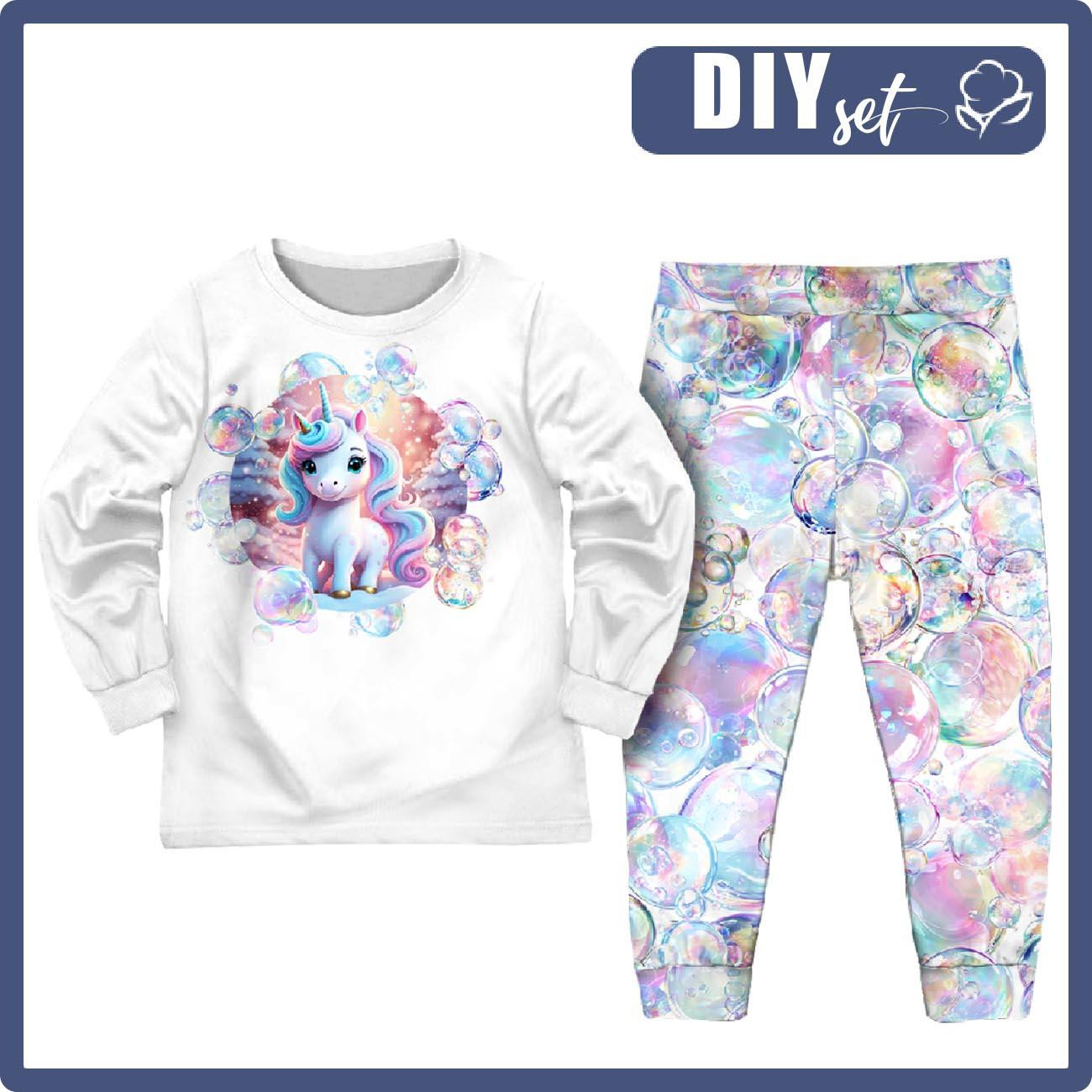 KINDERPYJAMAS "MIKI" - SWEET UNICORN - Nähset