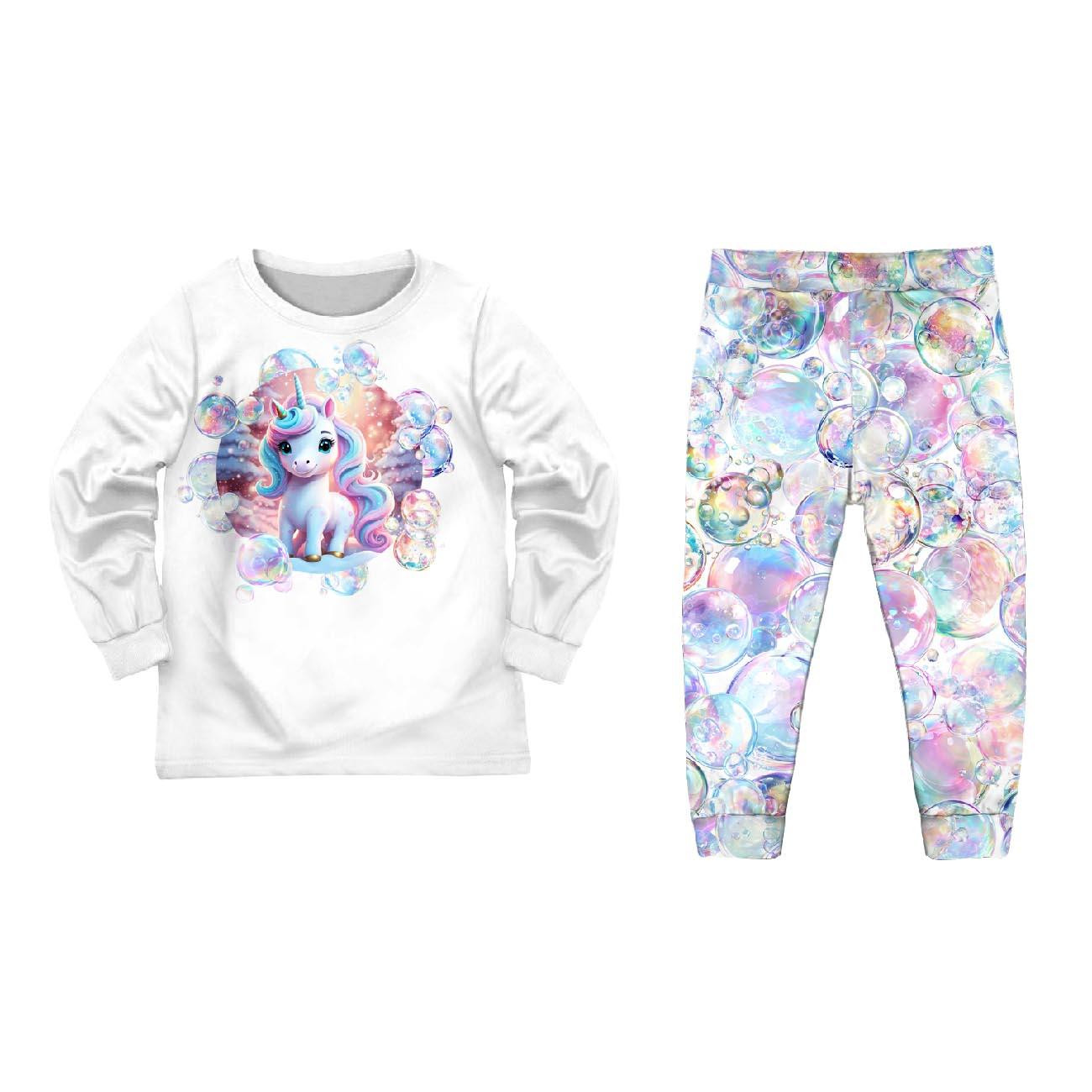 KINDERPYJAMAS "MIKI" - SWEET UNICORN - Nähset