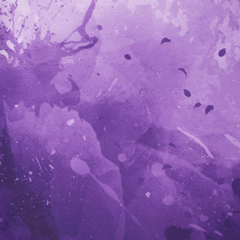 KLECKSE (violett) - Paneel Sommersweat 