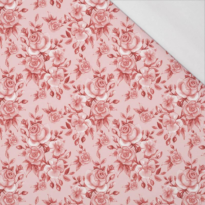 ROSEN Ms. 1 (rot) - bio single jerset mit Elastan  Sommersweat