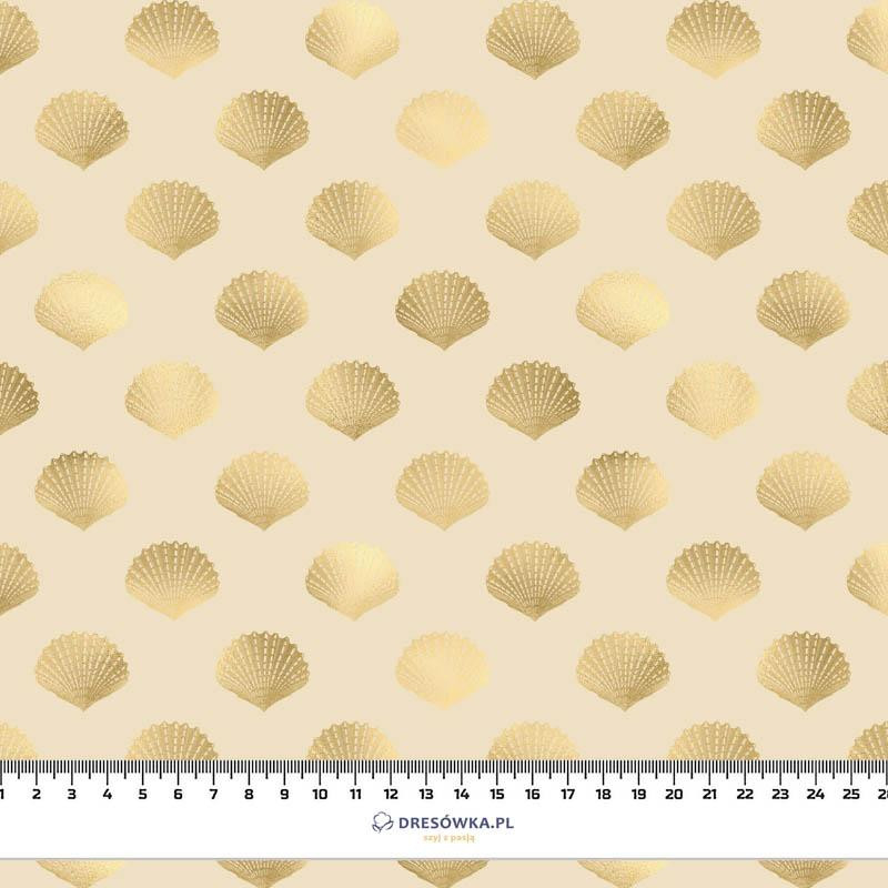 GOLDENE MUSCHELN (GOLDENER OZEAN) / beige - Lycra 300g