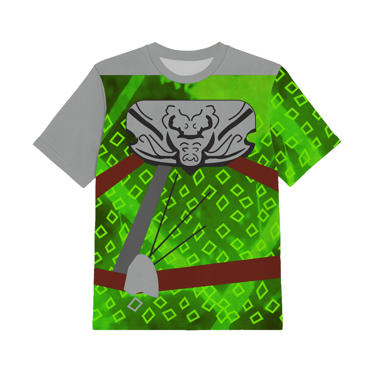 2-PACK - KINDER T-SHIRT - GRÜN NINJA  - Nähset