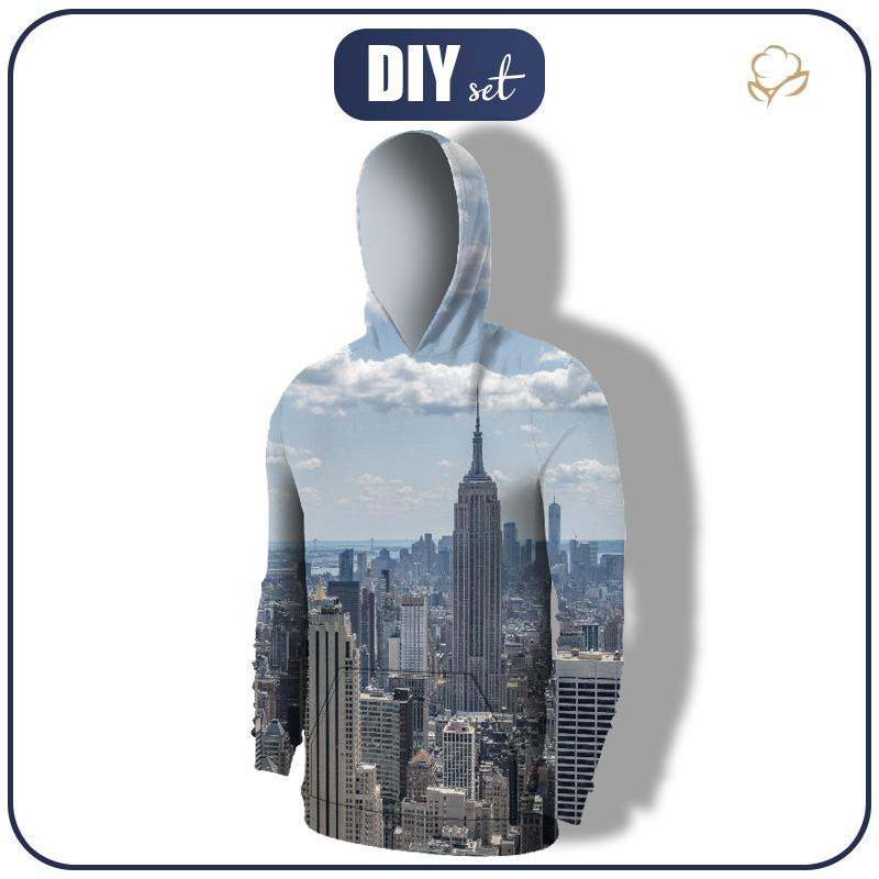 HERREN HOODIE (COLORADO) - NEW YORK - Nähset