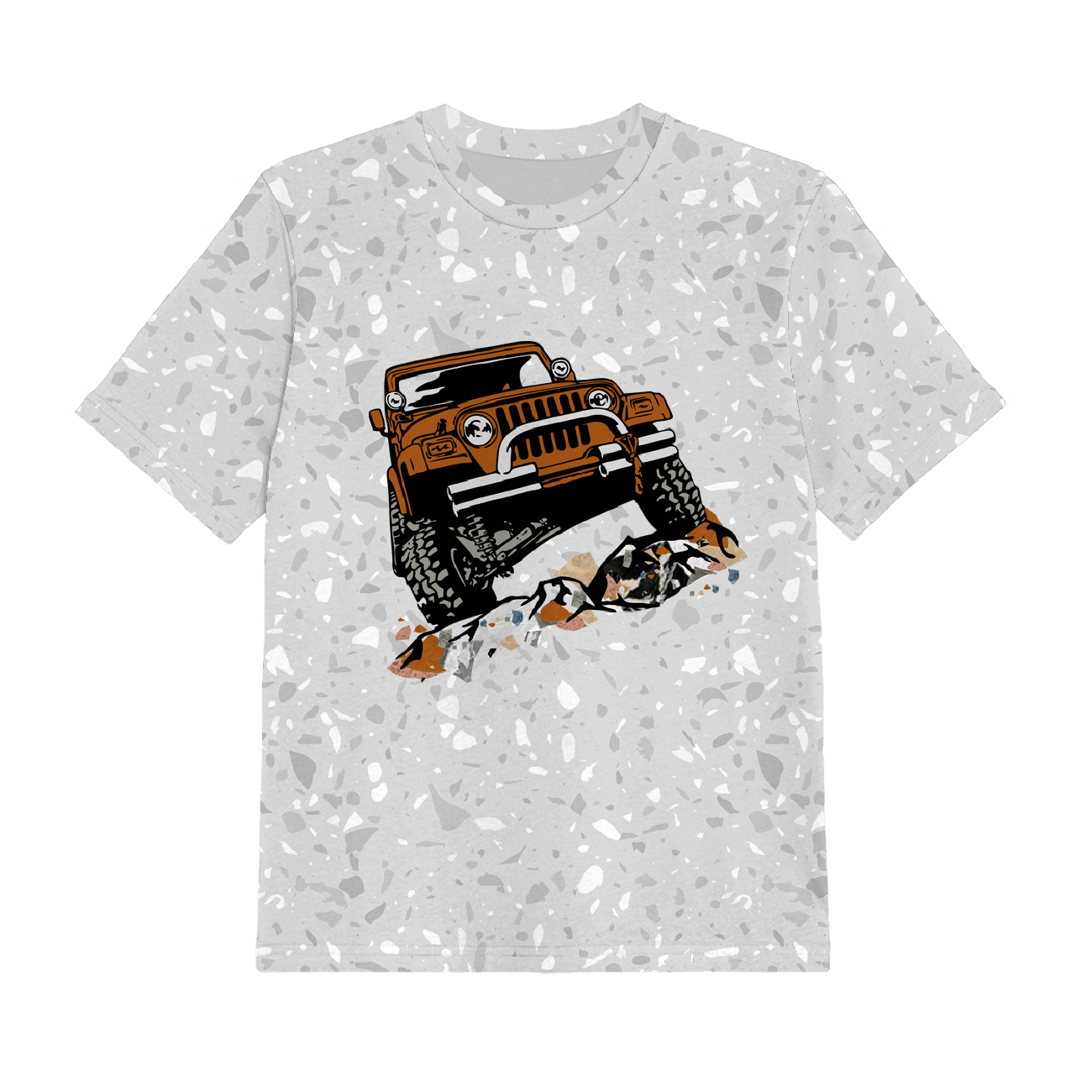 2-PACK - KINDER T-SHIRT  - RAKETE UND JEEP - Nähset