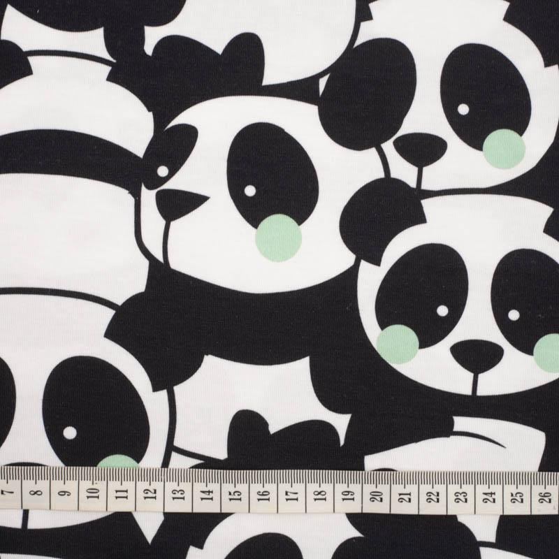 50cm PANDAS / minz -  Sommersweat