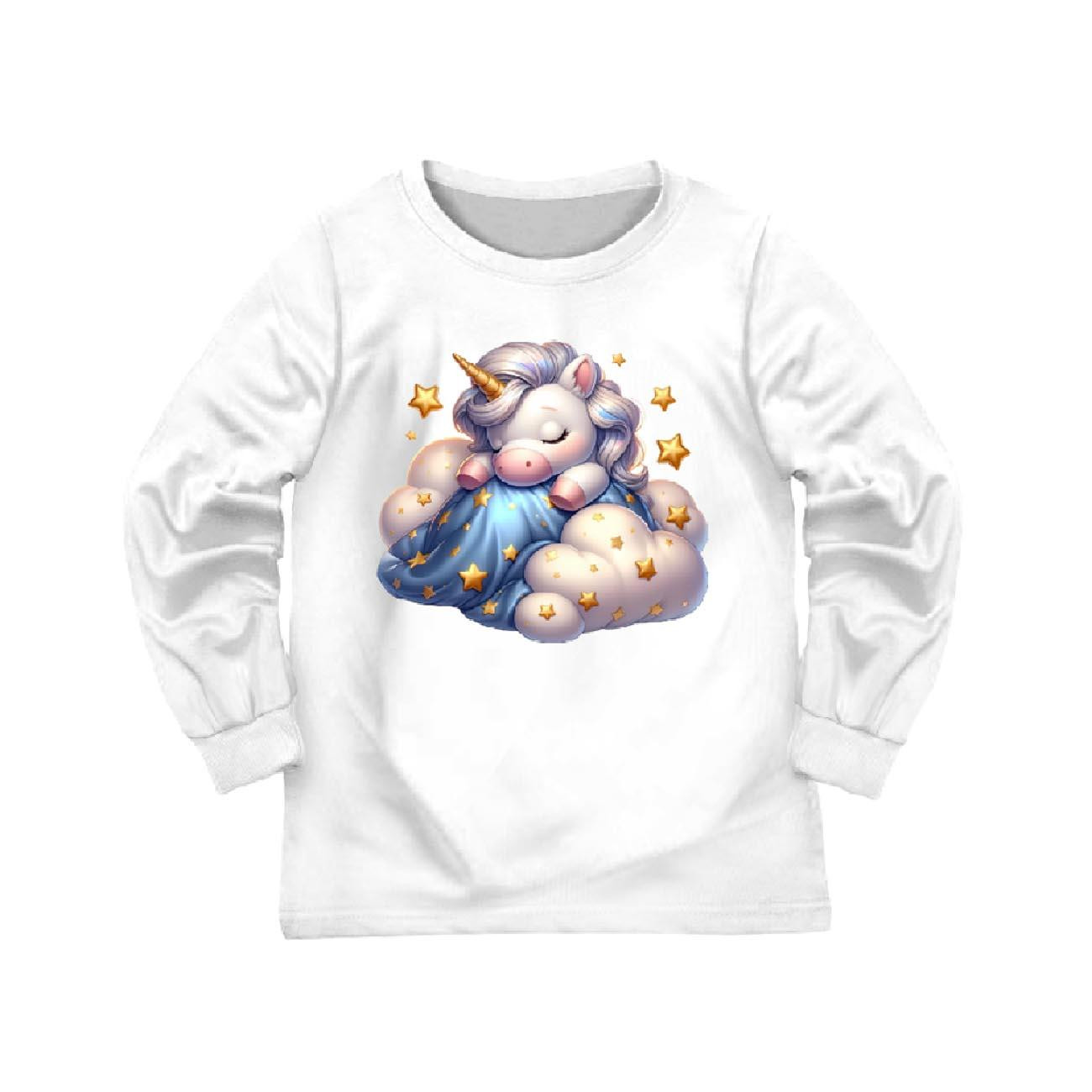 KINDERPYJAMAS "MIKI" - SLEEPING UNICORN - Nähset