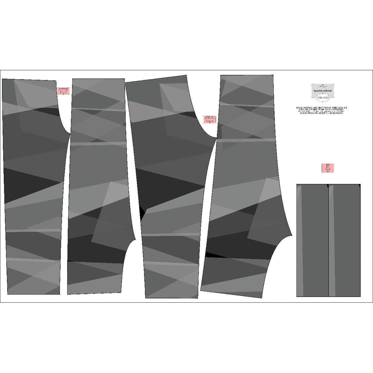 SOFTSHELL-HOSE (YETI) - STRONG - Nähset