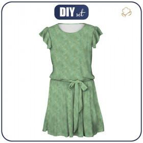 KLEID "EMMA" XL - LIBELLEN M.2 (LIBELLEN UND PUSTEBLUMEN) - Viskosejersey mit Elasthan 