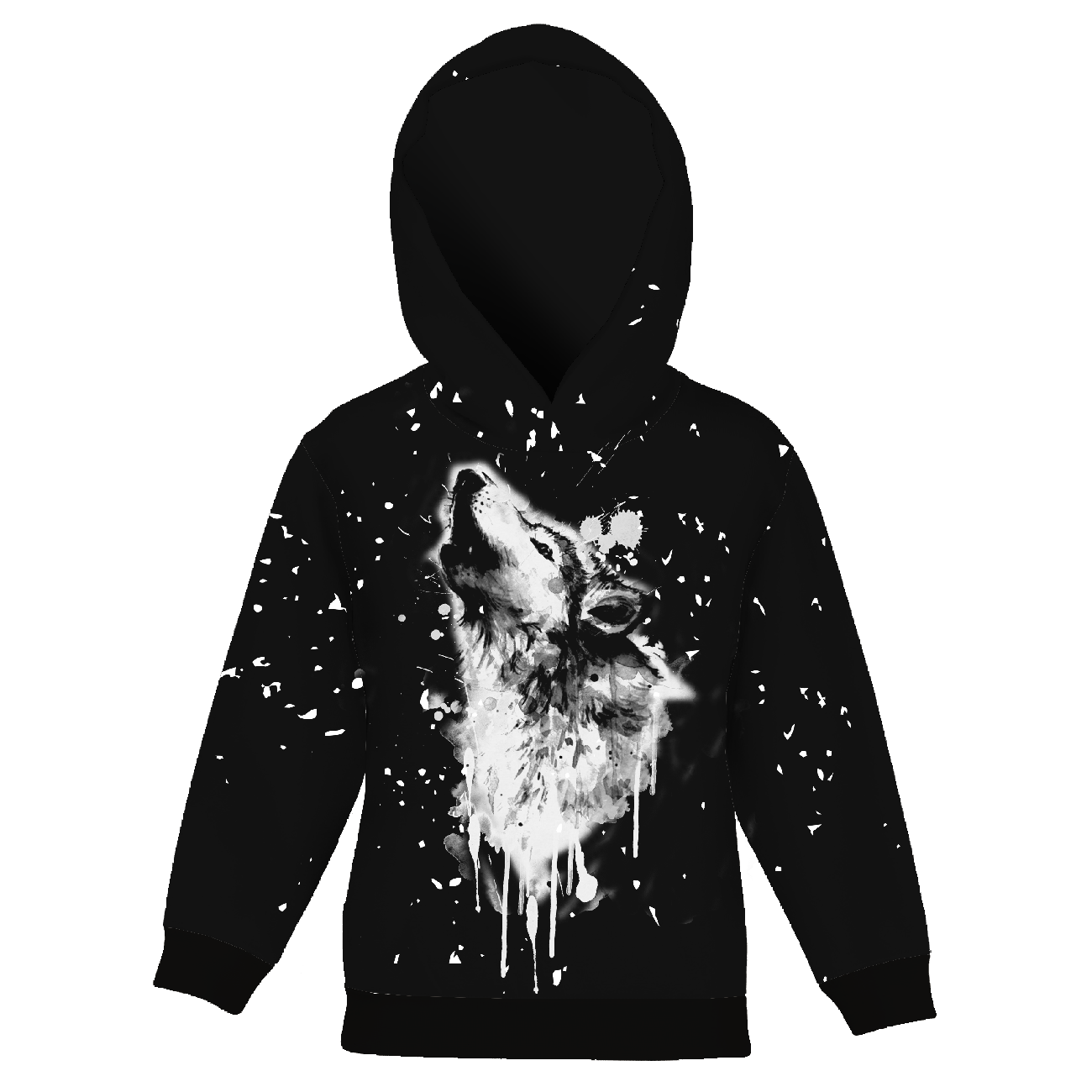 KINDER HOODIE (ALEX) - WOLF M. 3 - Nähset