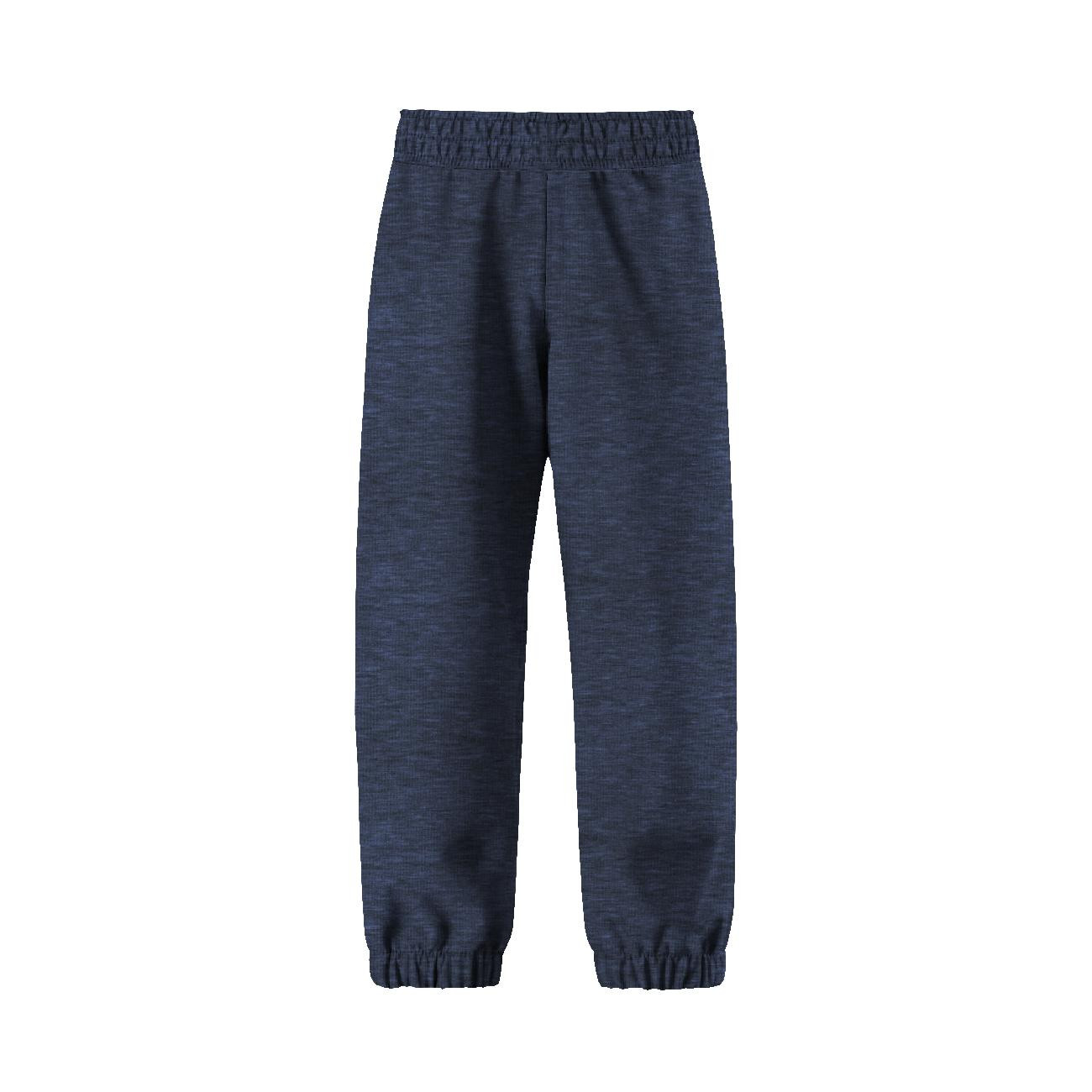 SOFTSHELL-HOSE (YETI) - MELANGE NAVY - Nähset